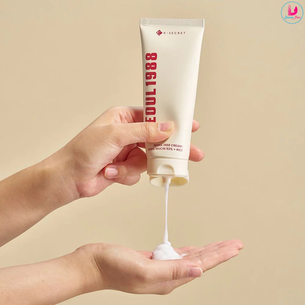 KSECRET SEOUL 1988 Cream : Snail Mucin 93% + Rice [100ml]